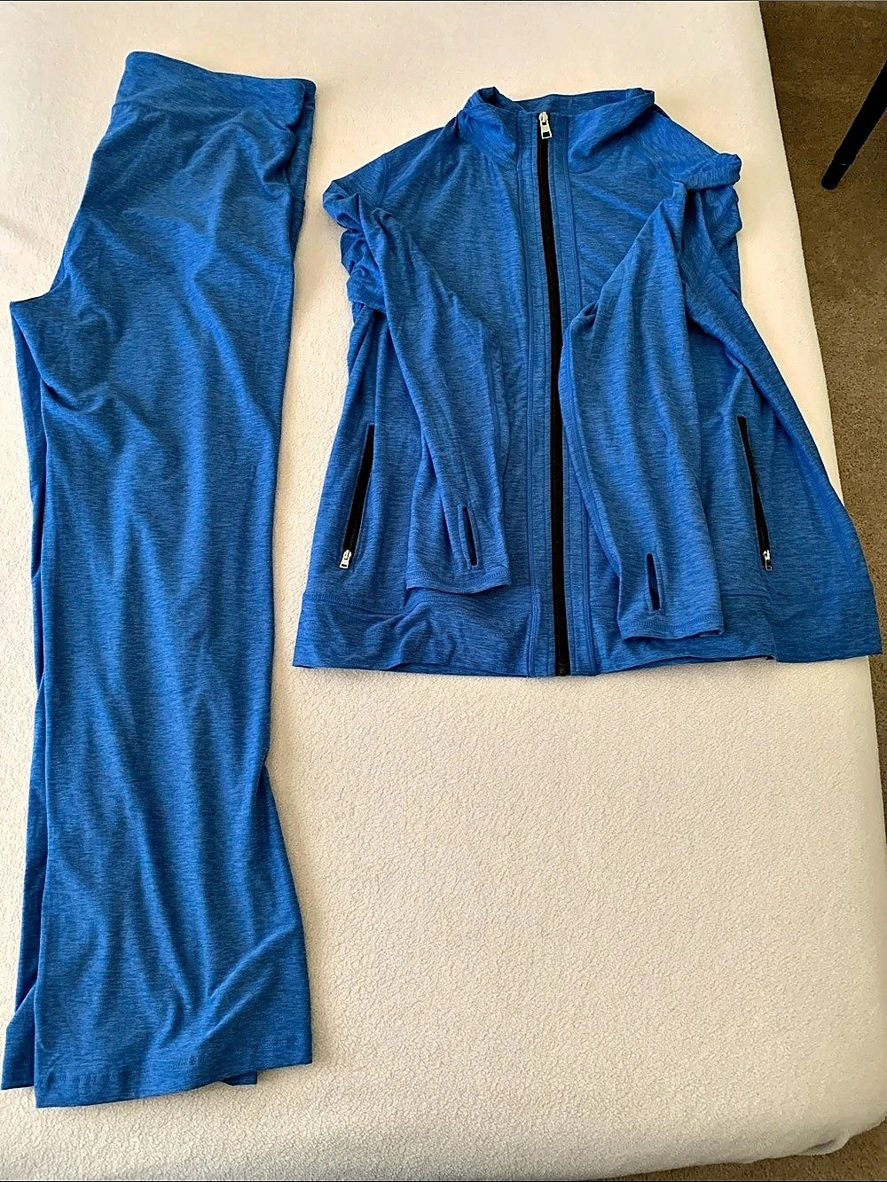 Blue Athletic Jacket & Pants Like New Set